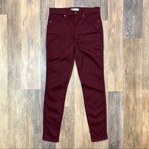 Madewell High Rise Skinny Jeans